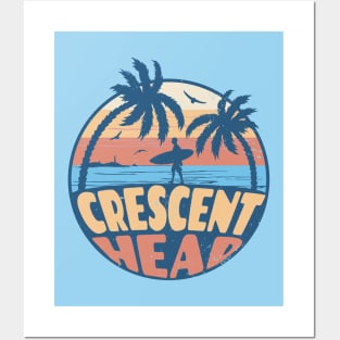 Vintage Surfing Crescent Head, Australia // Retro Summer Vibes // Grunge Surfer Sunset Posters and Art